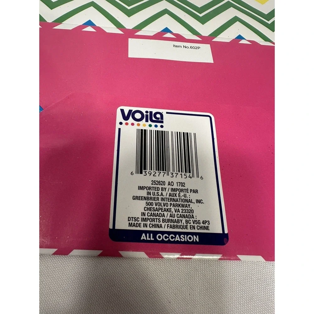 Voila gift bag